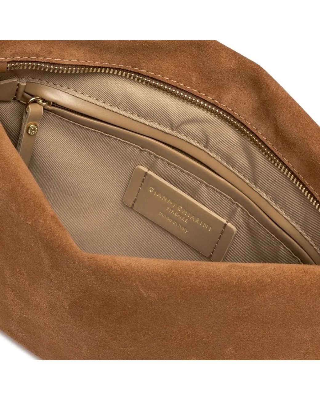 Gianni Chiarini Tassen ,Bruin ,Leer Shoulder Bag in het Brown