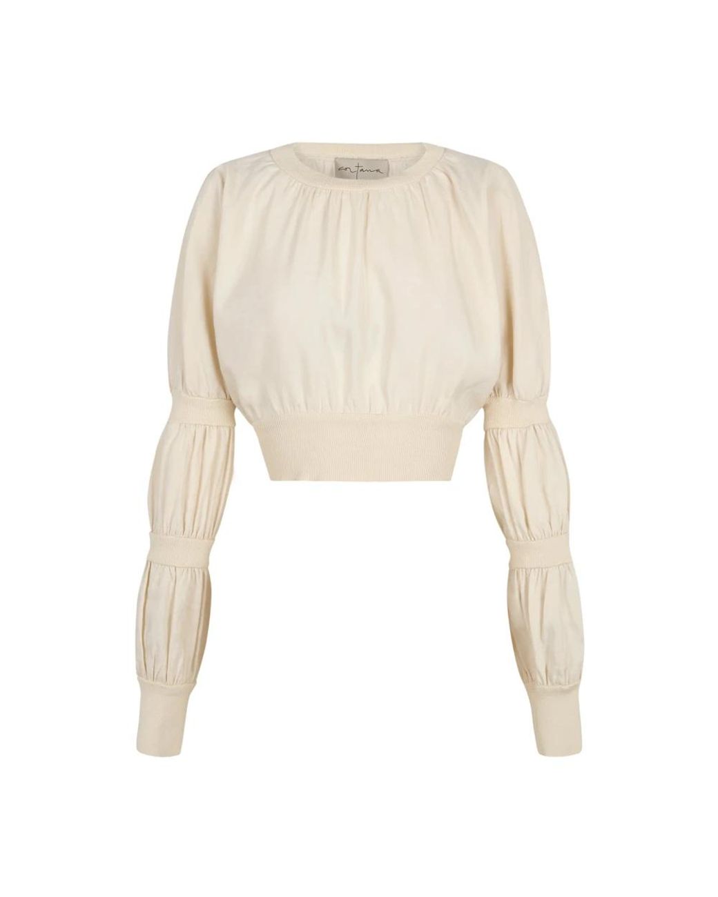 Long Sleeve Tops Cortana de color Natural