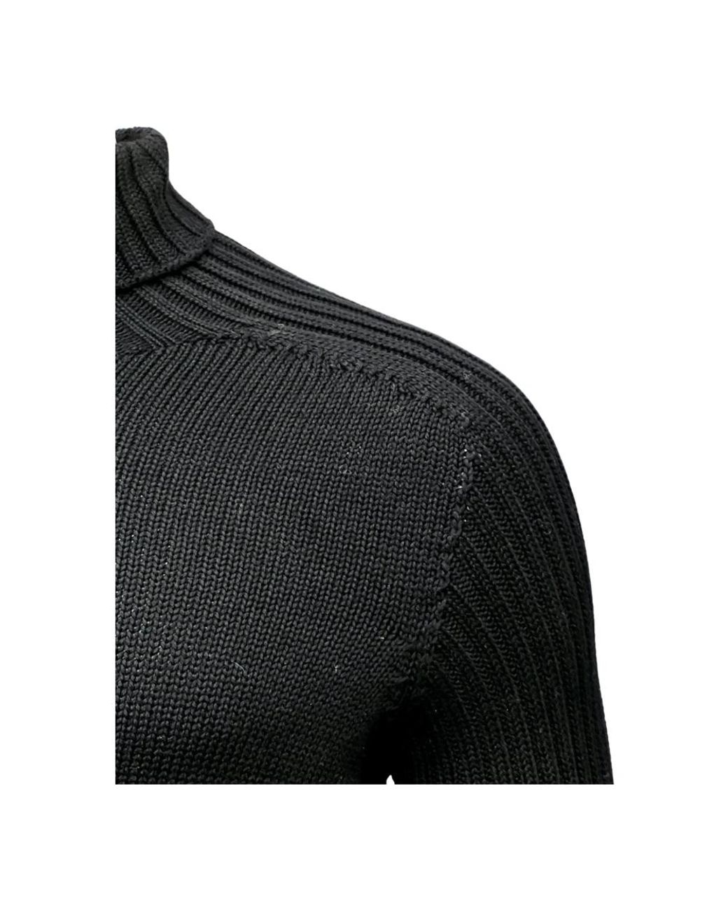 Gran Sasso Black Turtlenecks for men