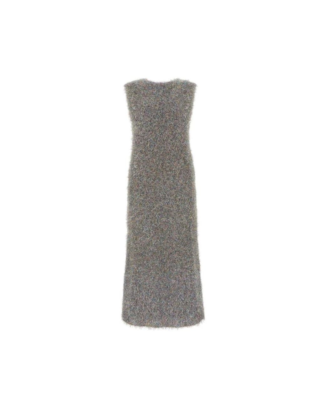 Jil Sander Gray Midi Dresses