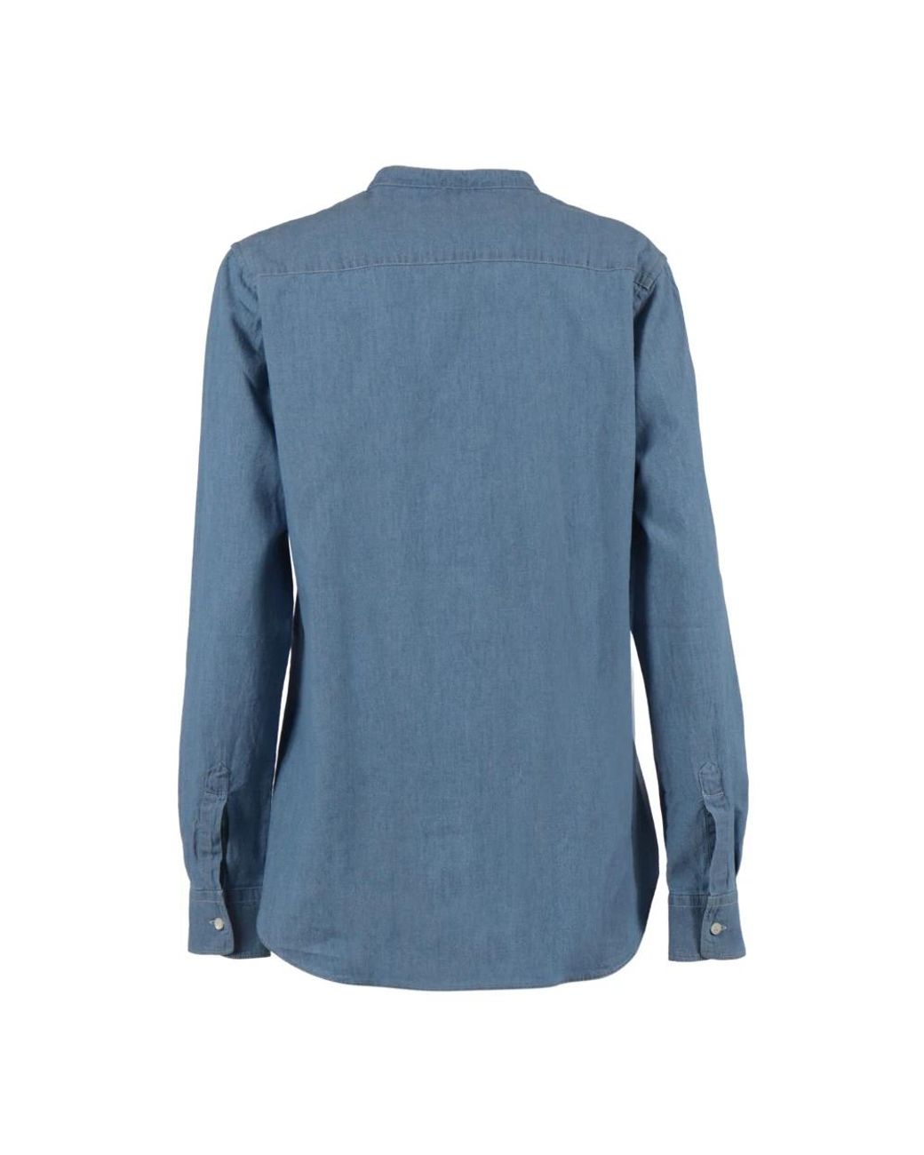Aspesi Blue Denim Shirts