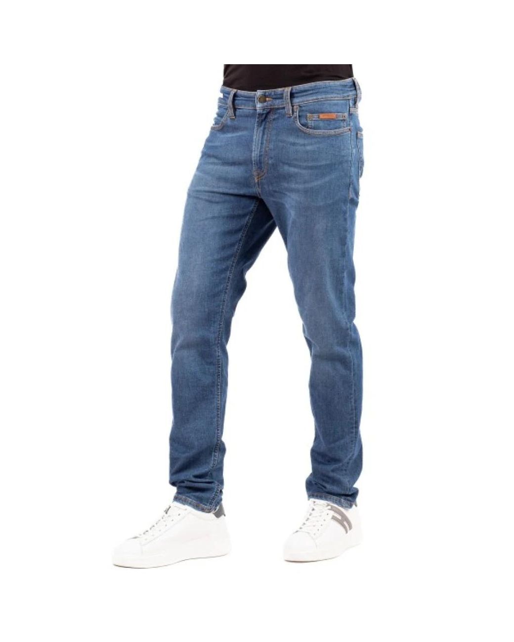 Siviglia Blue Slim Fit Jeans for men