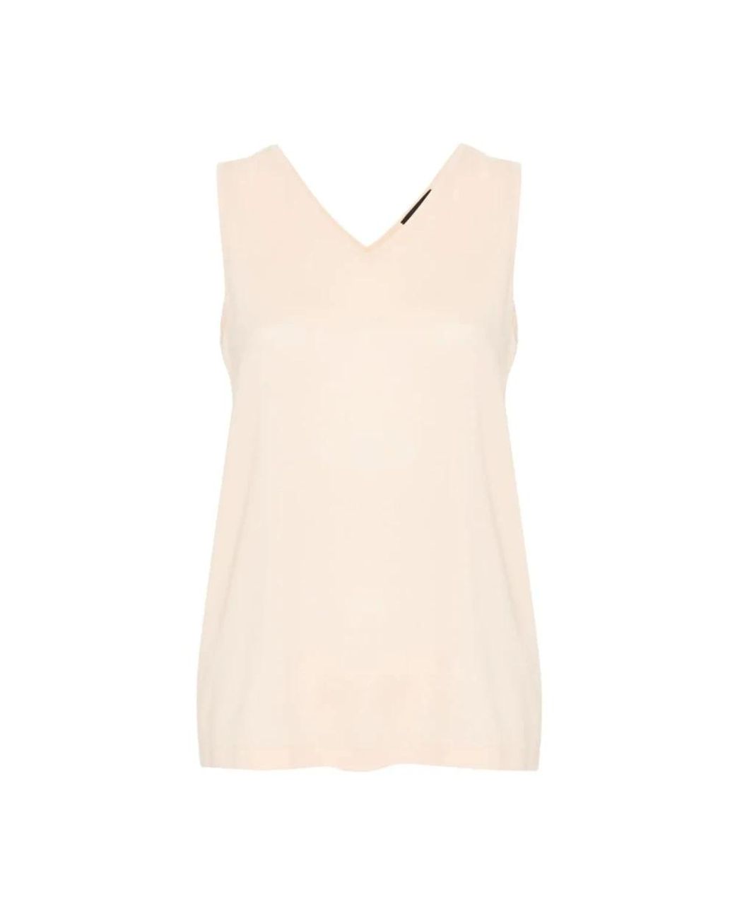 Fabiana Filippi Natural Sleeveless Tops