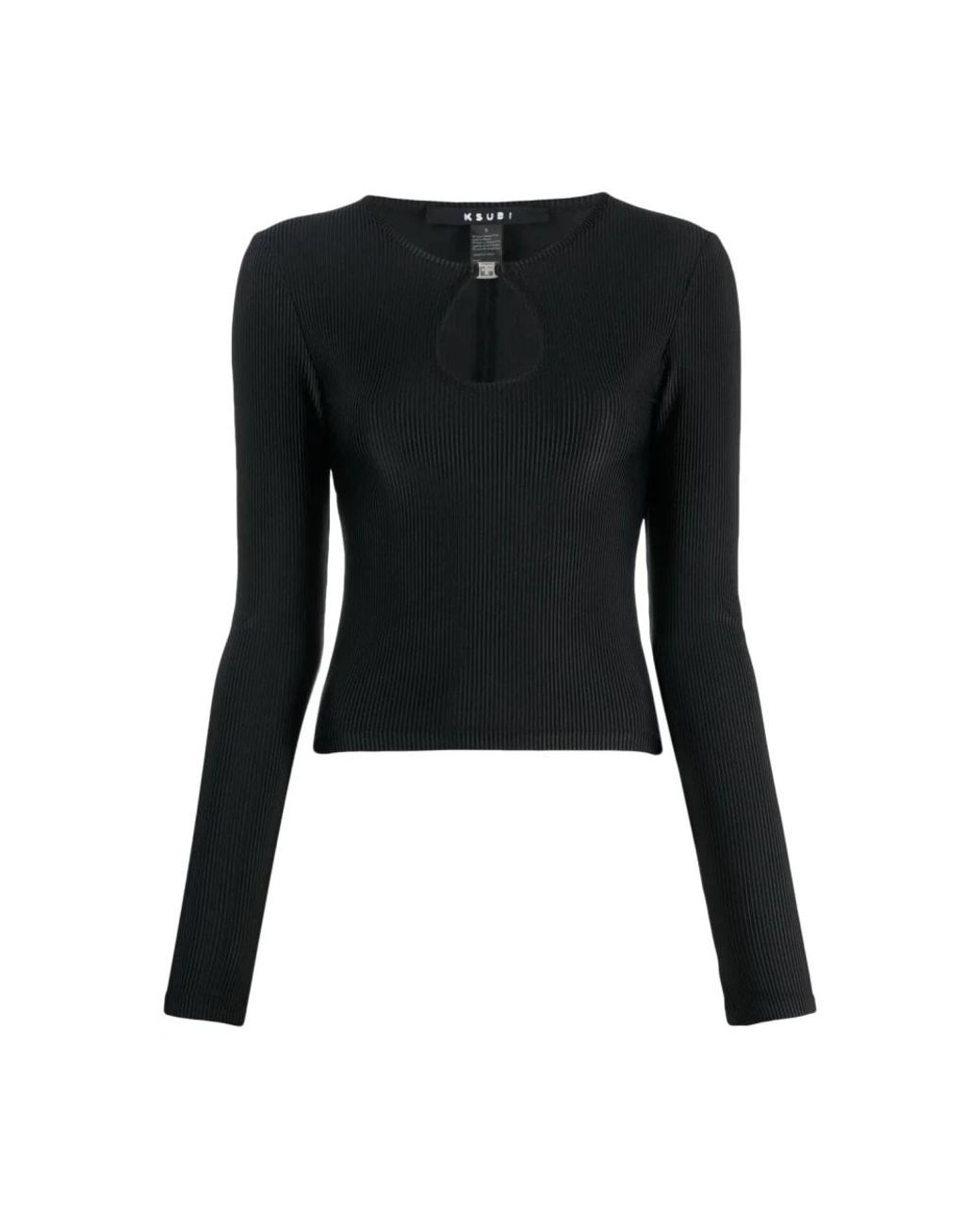 Ksubi Black Long Sleeve Tops