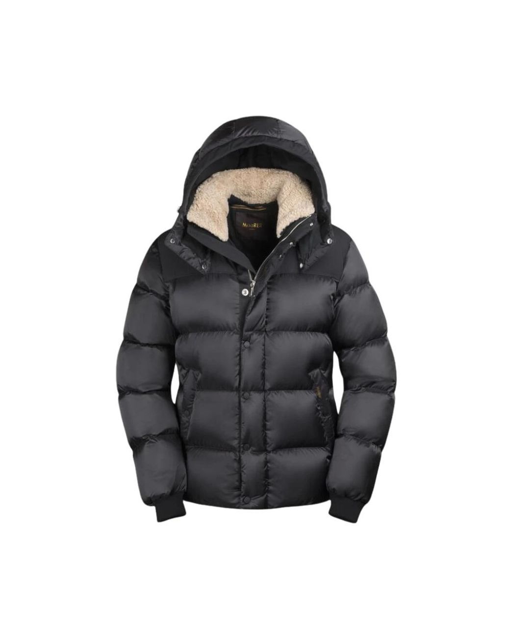 Moorer Black Down Jackets for men