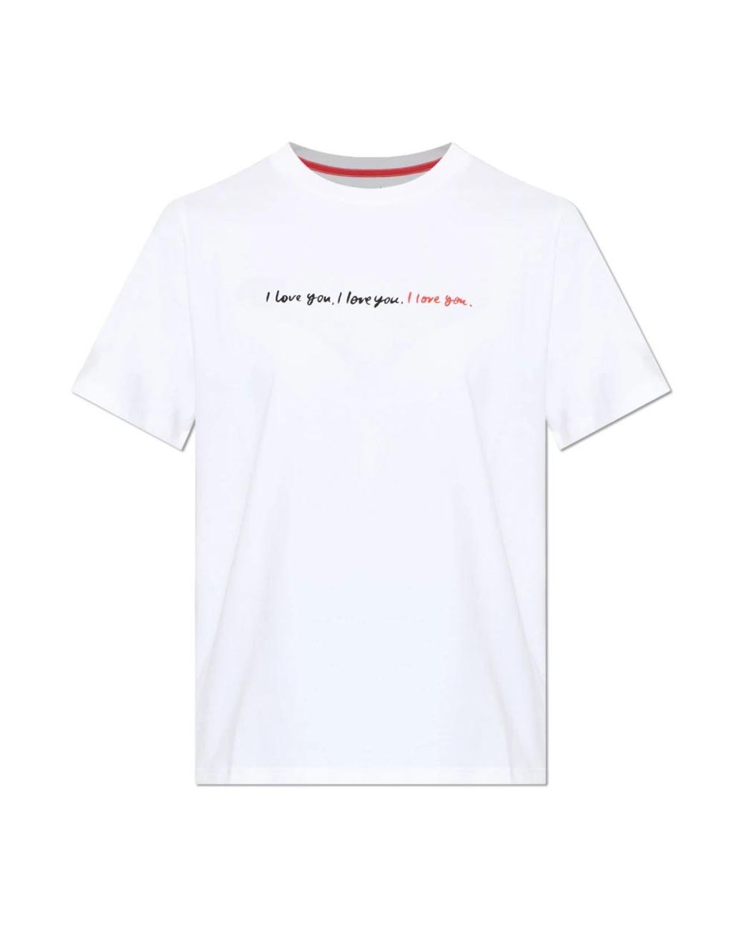 Kate Spade Tops ,Wit ,Katoen I Love You Tee in het White
