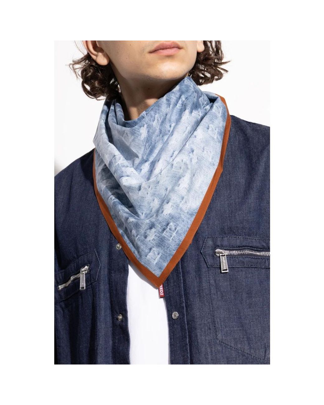Scarves DSquared² de hombre de color Blue