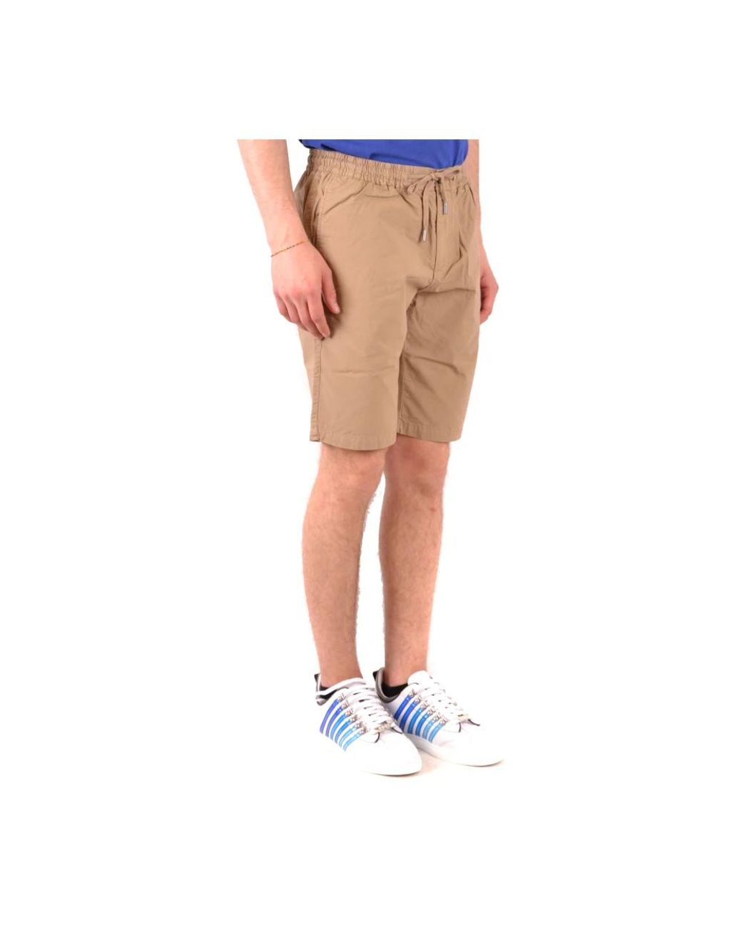 Woolrich Natural Casual Shorts for men