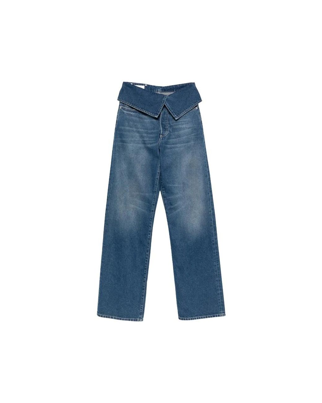Dries Van Noten Blue Wide Jeans