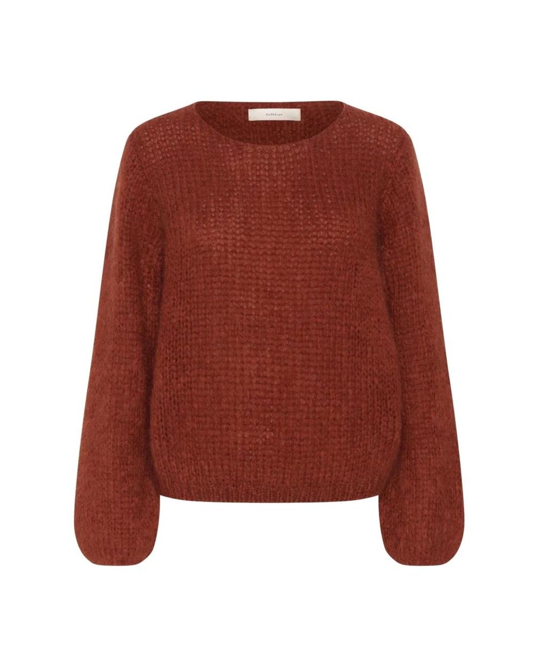 Inwear Brown Round-Neck Knitwear