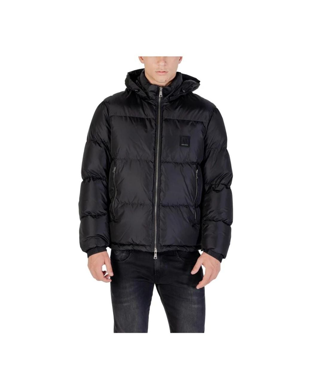 ARMANI EXCHANGE Black Winter Jackets for men