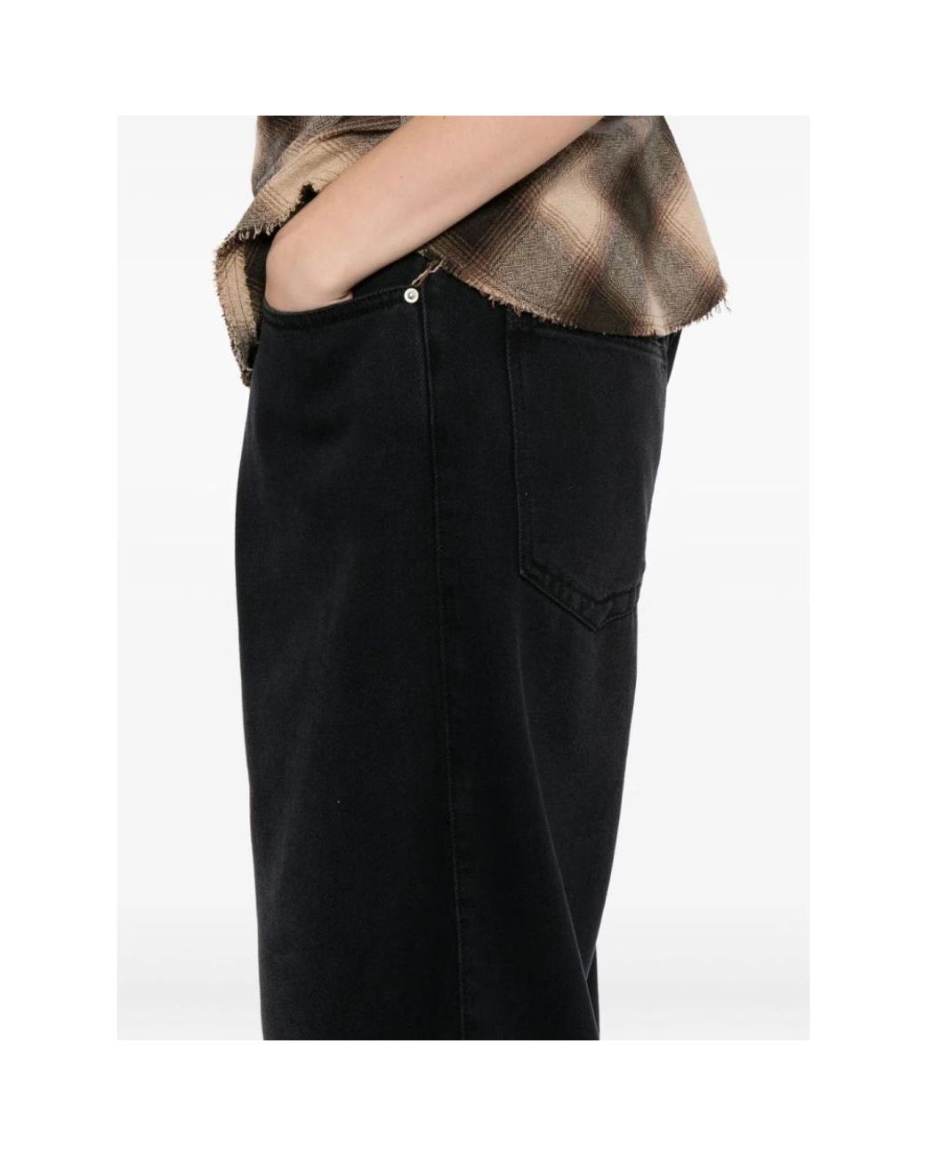 Isabel Marant Black Straight Fit Jeans
