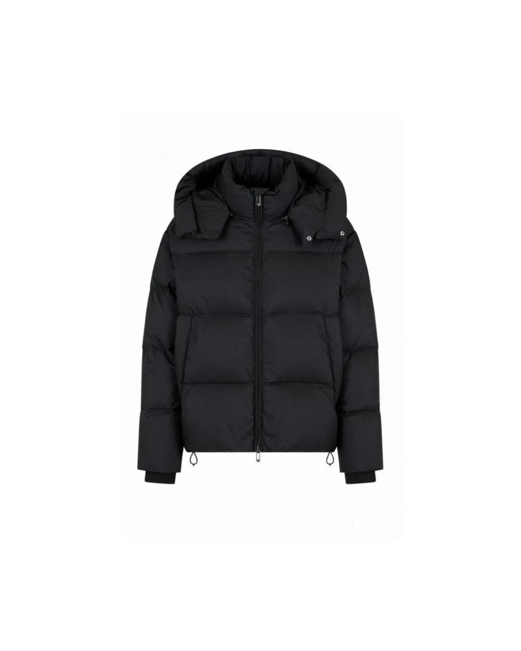 Emporio Armani Black Down Jackets for men