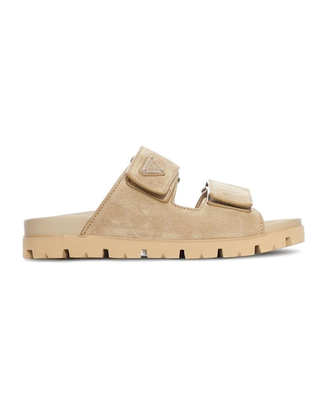Prada Wildleder-Sandalen in Natural für Herren