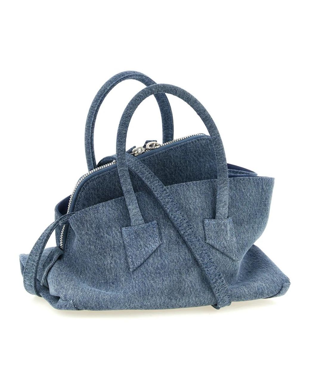 The Attico Blue Handbags