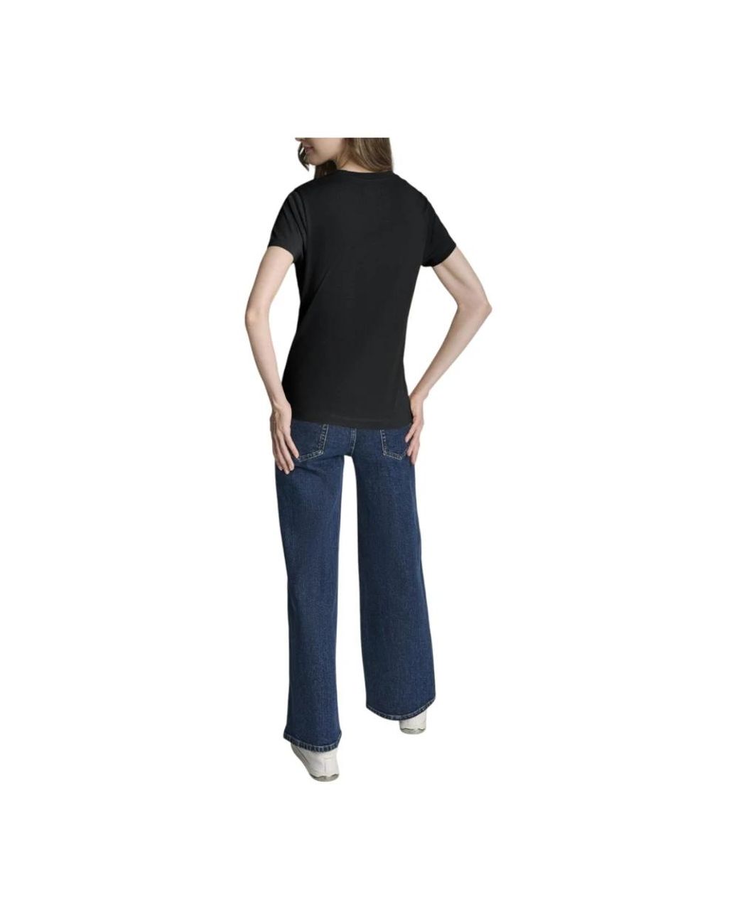 T-Shirts DKNY de color Black