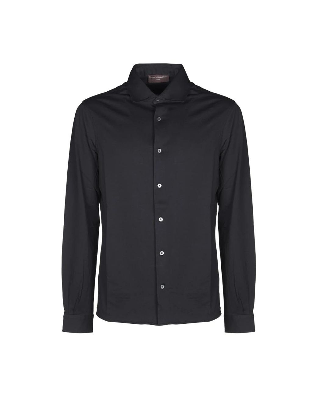 FILIPPO DE LAURENTIIS Blue Casual Shirts for men
