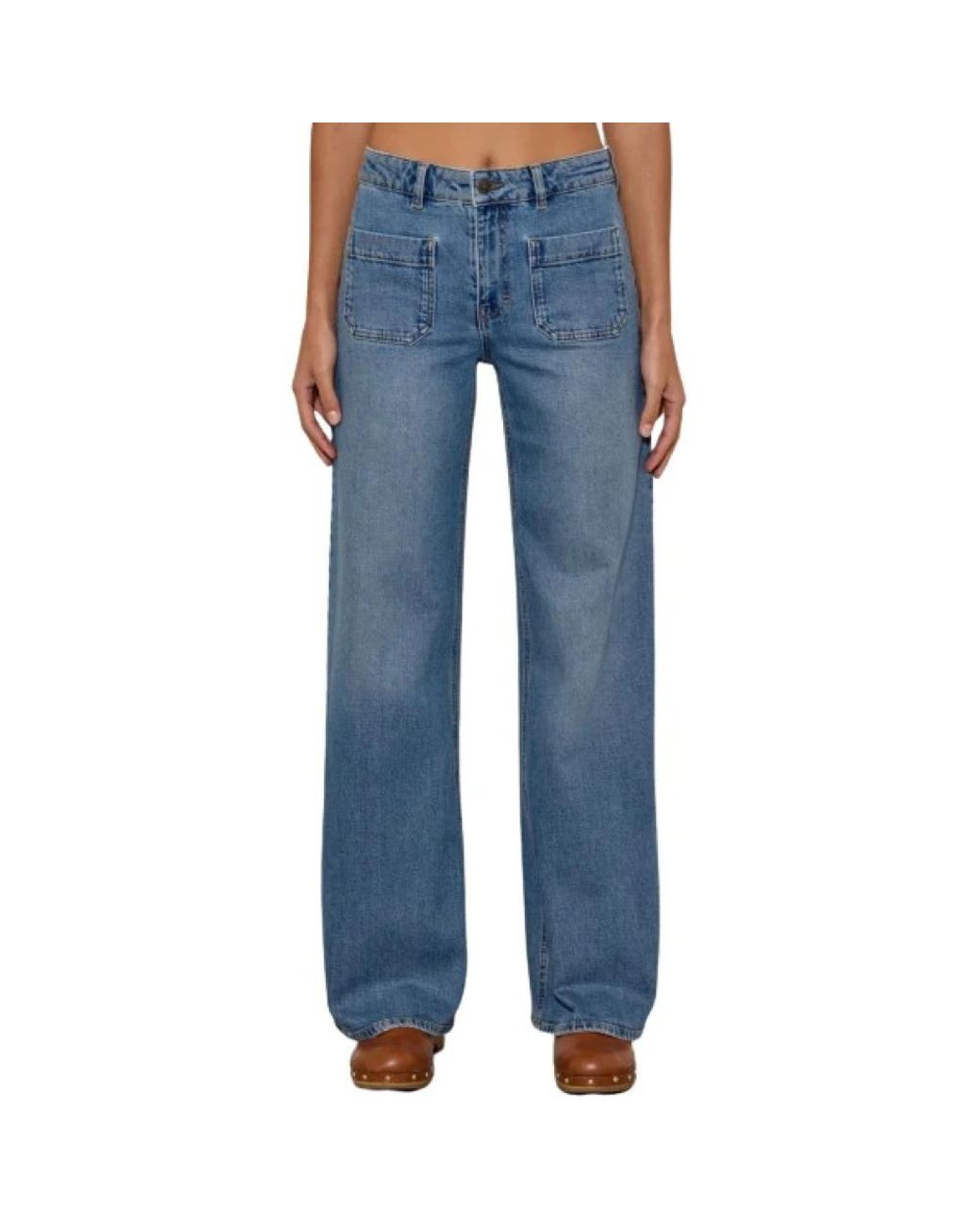 Five Jeans Blue Wide Jeans