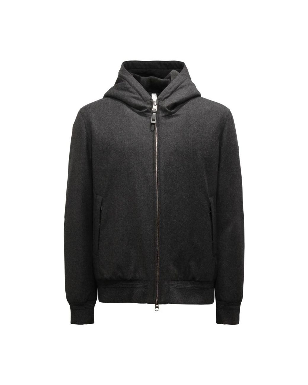 DUNO Jassen ,Grijs ,Shearling Inside Jacket Draco Levico Antraciet in het Black voor heren