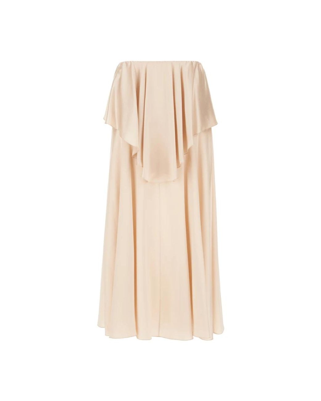 Chloé Fluid Midi Rok in het Natural