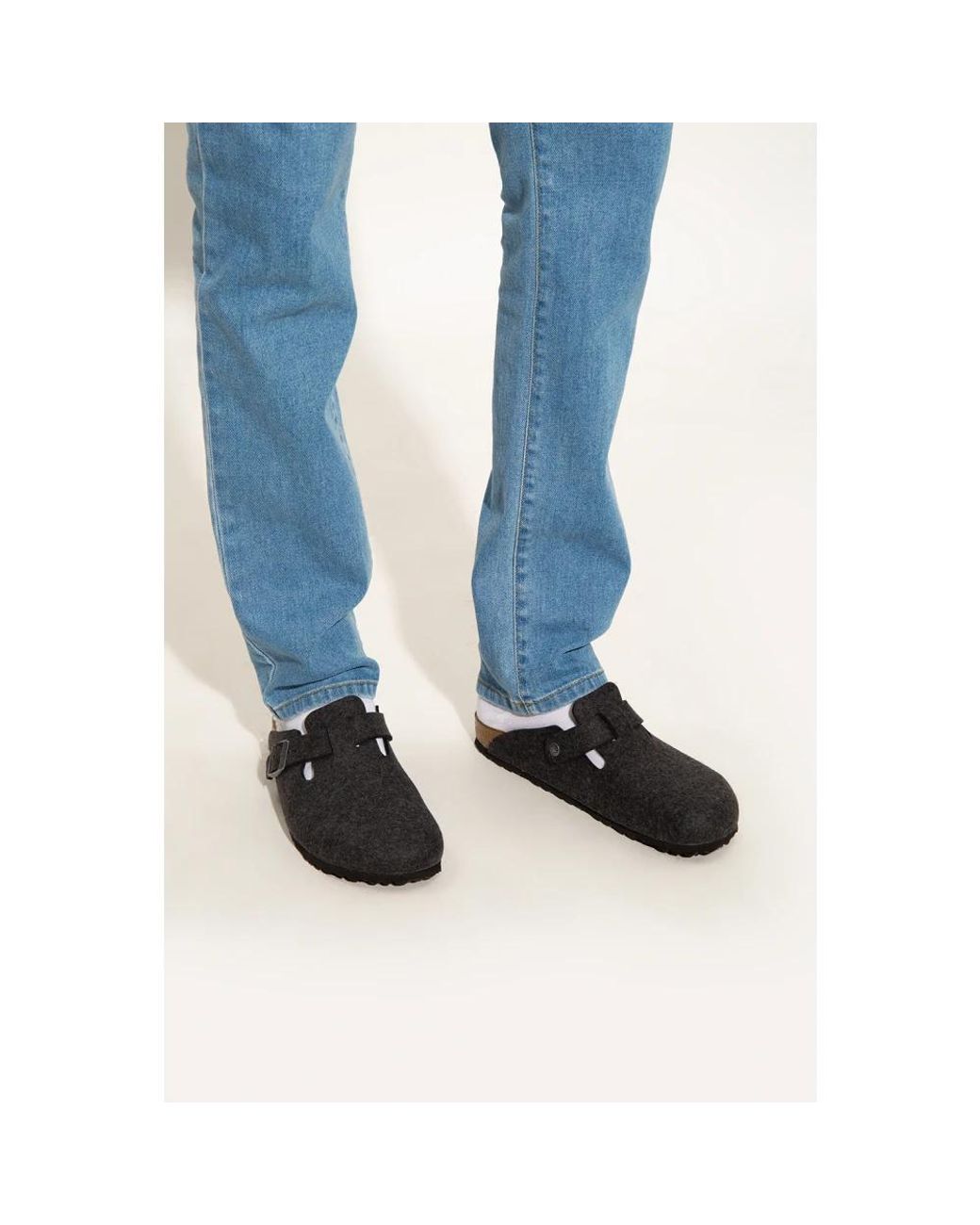 Birkenstock Black Mules for men