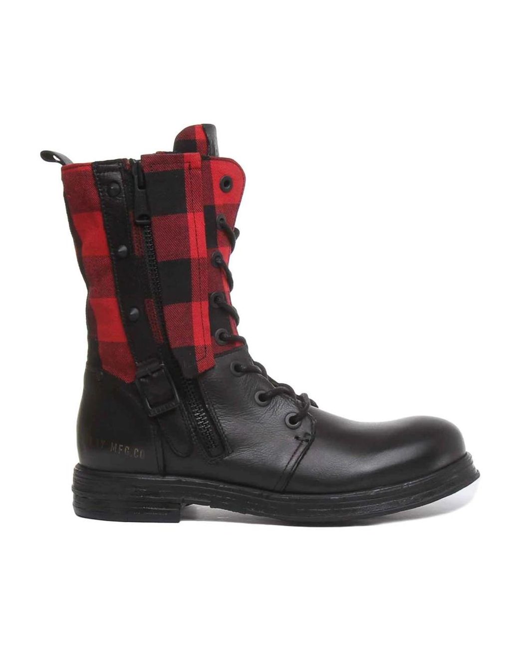 Replay Brown Lace-Up Boots