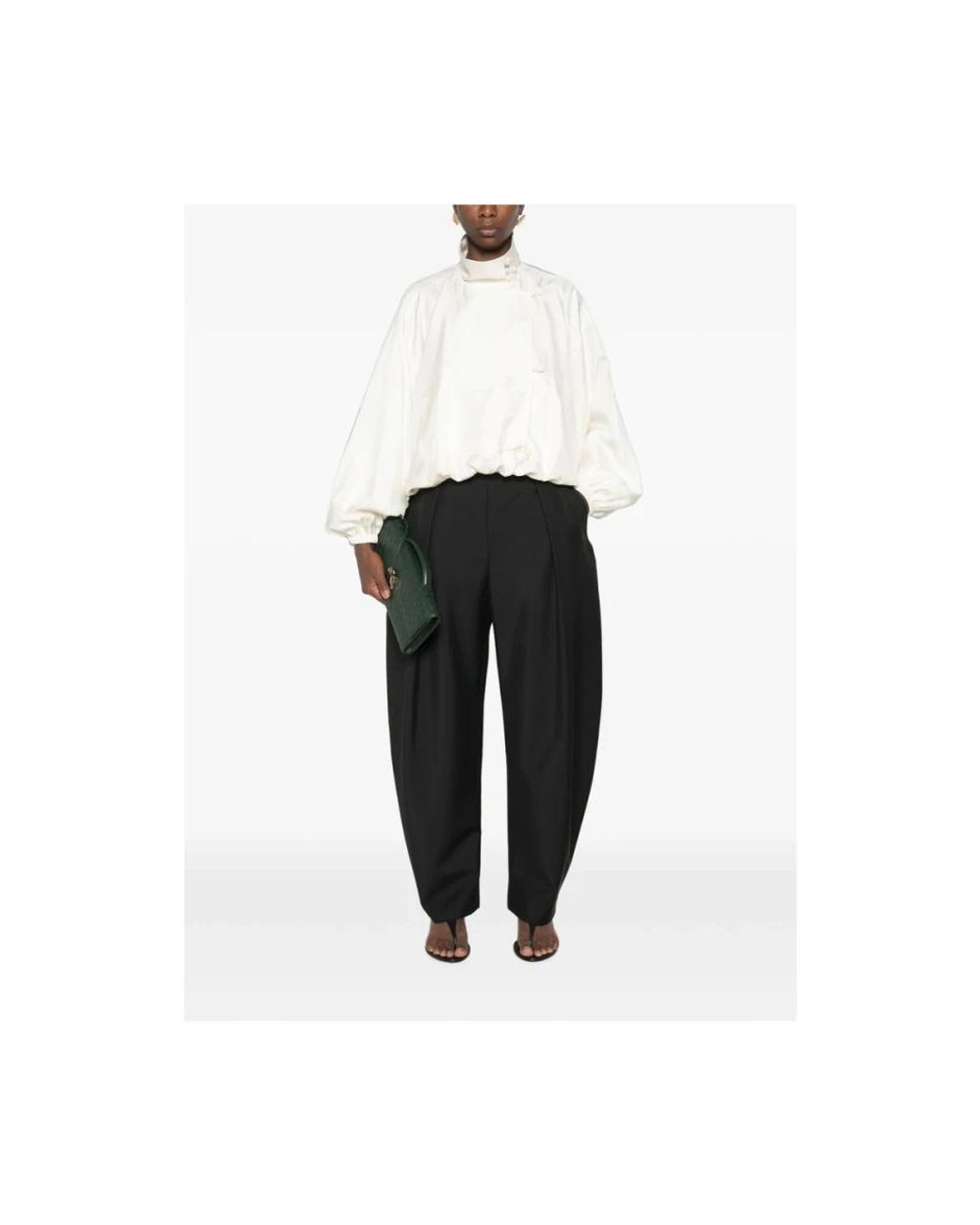 Rohe Black Tapered Trousers
