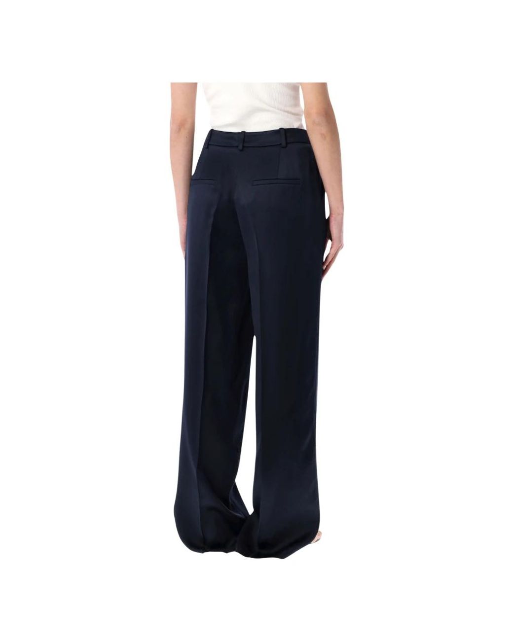 Anine Bing Blue Wide Trousers