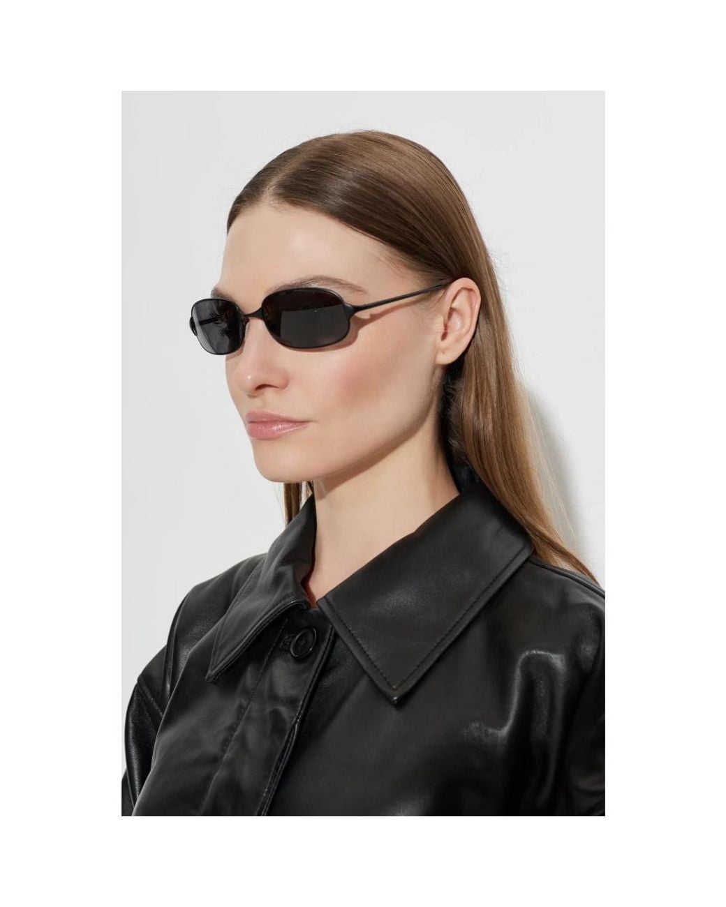 McQueen Black Sunglasses