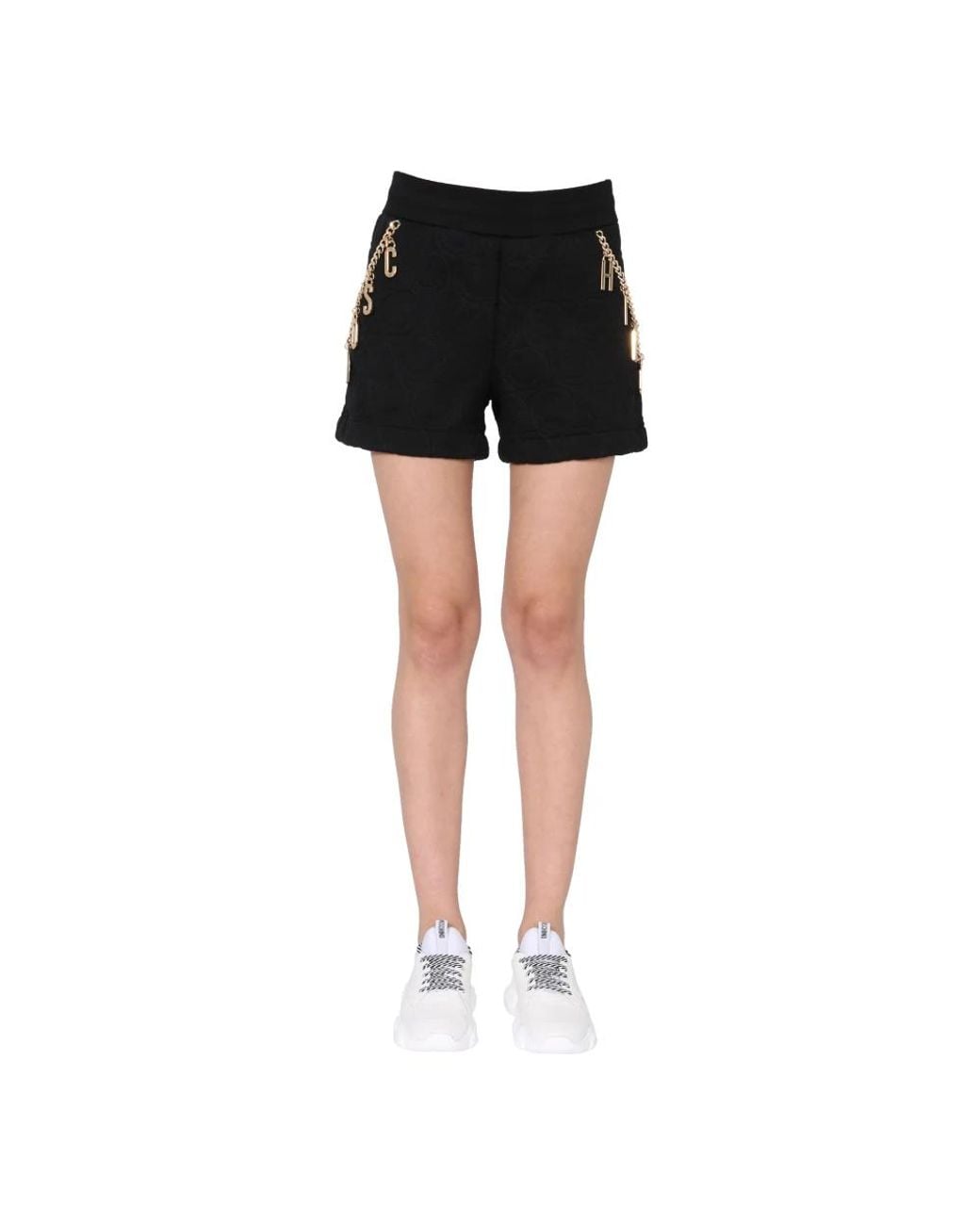 Moschino Black Short Shorts