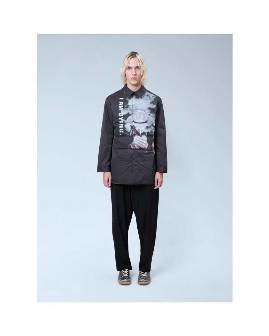 Yohji Yamamoto Blue Light Jackets for men