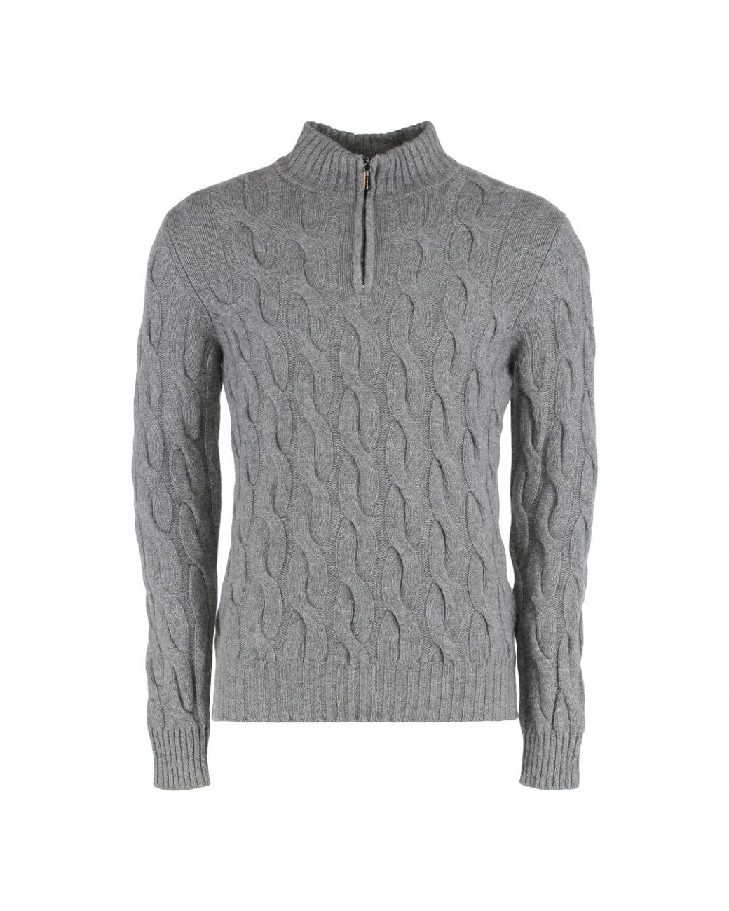 Moorer Gray Cashmere Knitwear for men