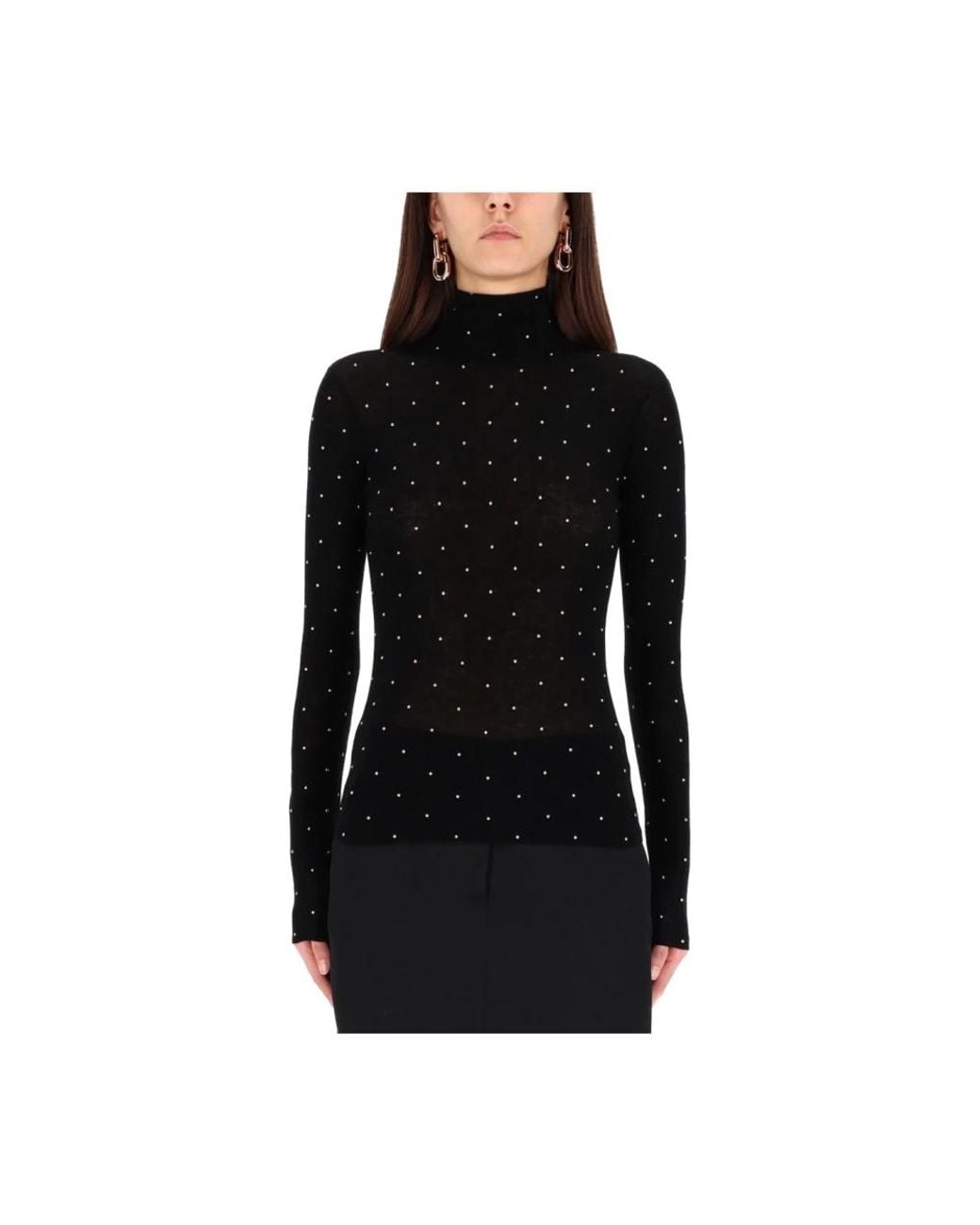 Turtlenecks Rabanne de color Black