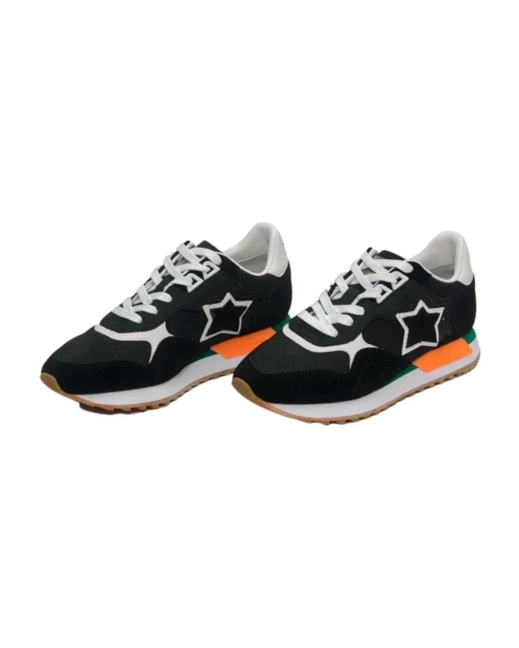 Atlantic Stars Black Sneakers for men