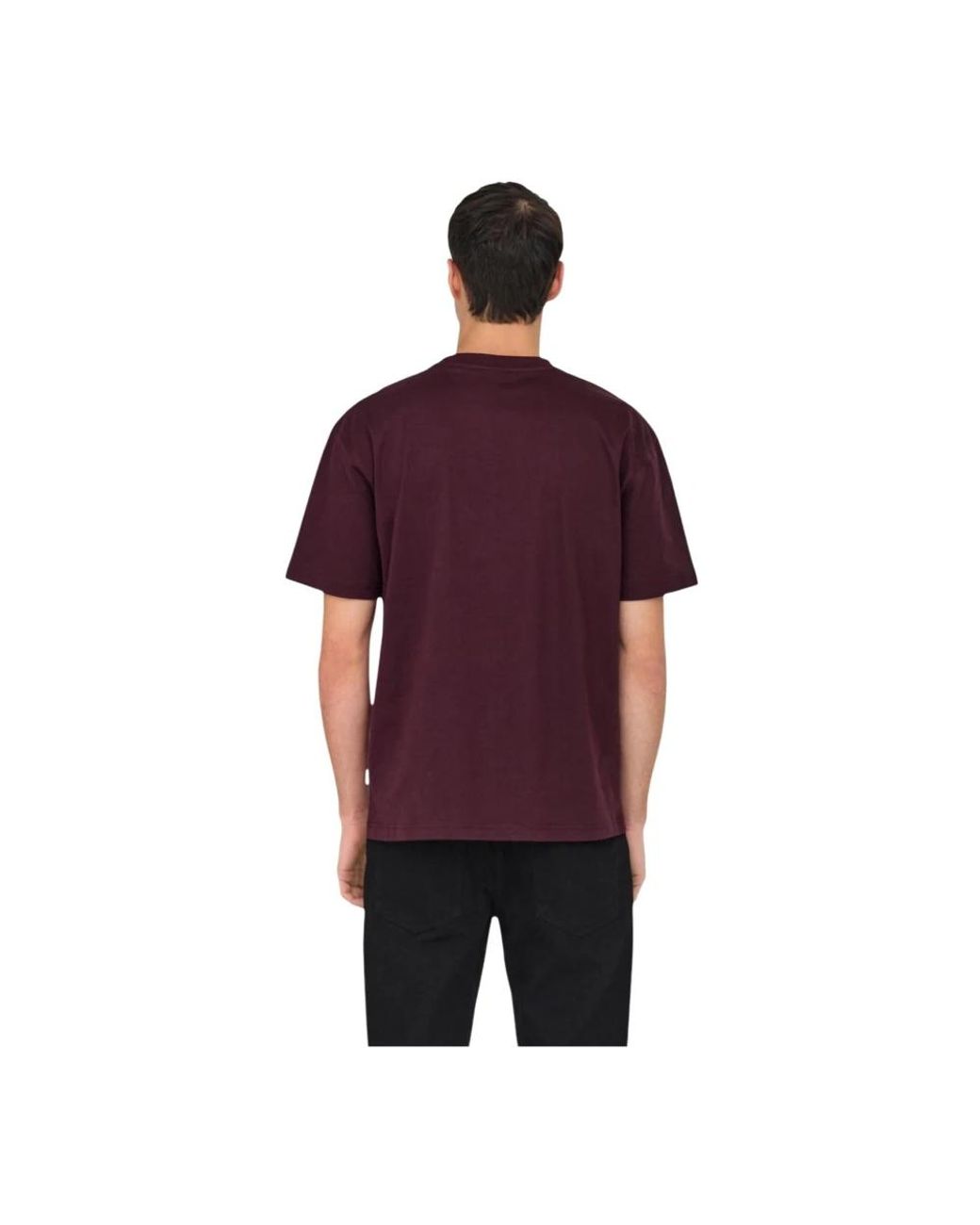 Only & Sons Purple T-Shirts for men