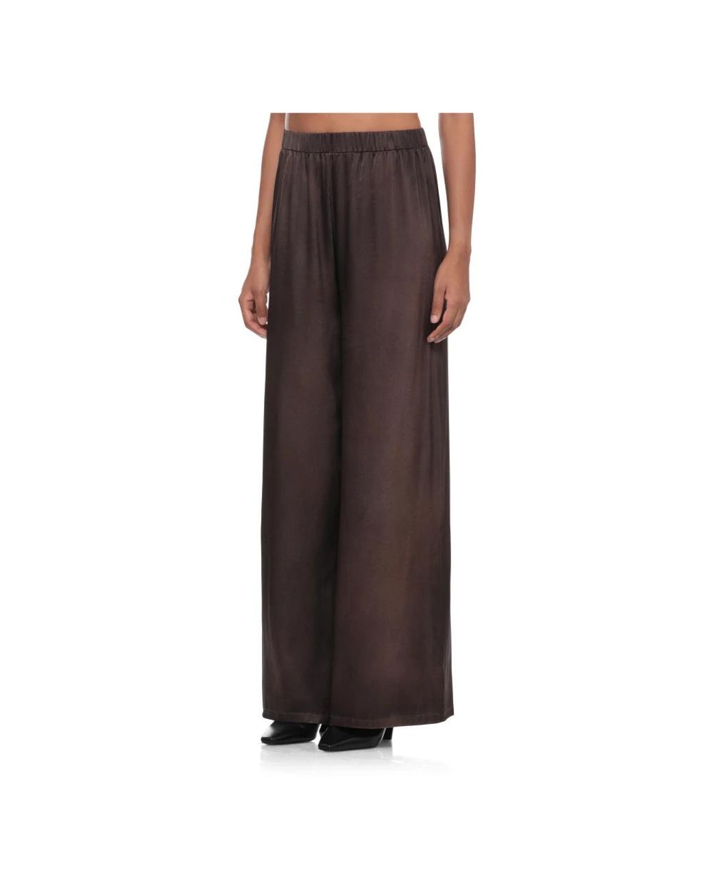 Avant Toi Brown Wide Trousers