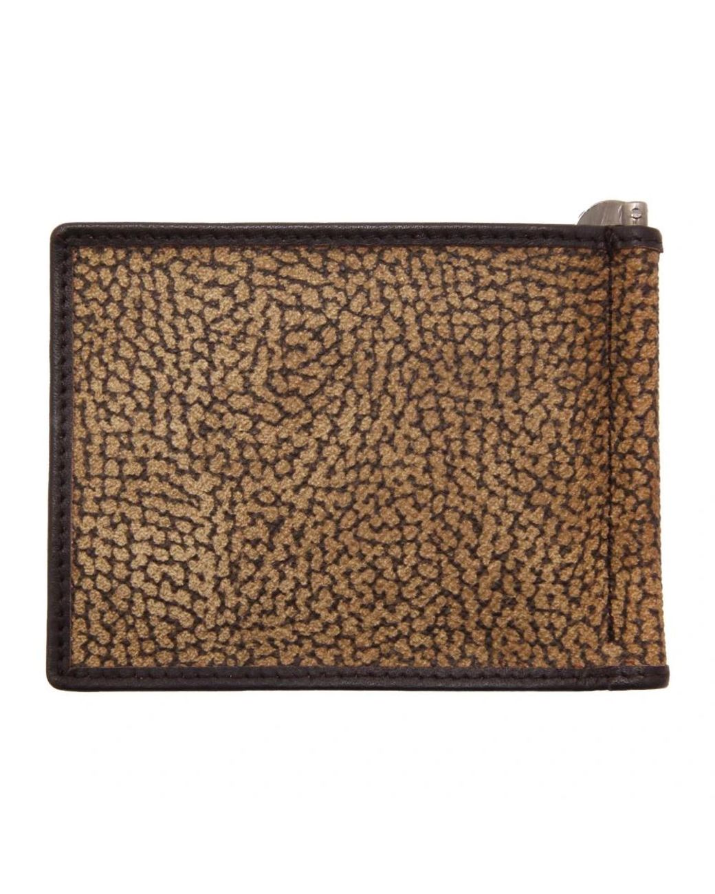 Borbonese Geldbörse Mit Kartenhalter in Metallic für Herren