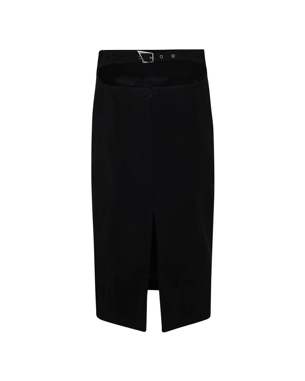 Mugler Rokken ,Zwart ,Midi Kokerrok in het Black