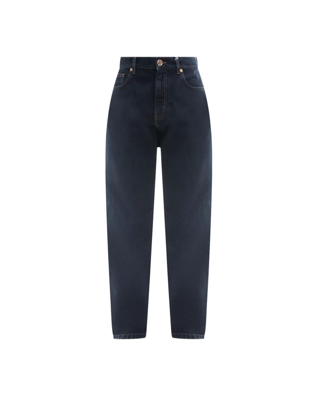 Versace Blue Loose Fit Jeans for men