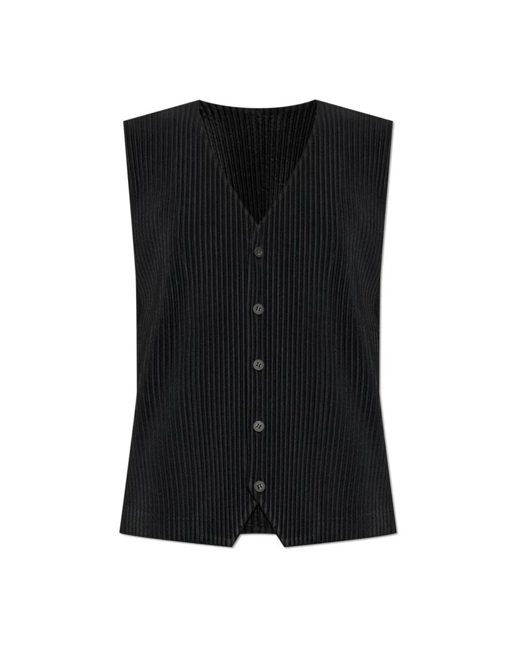 Issey Miyake Black Vests for men