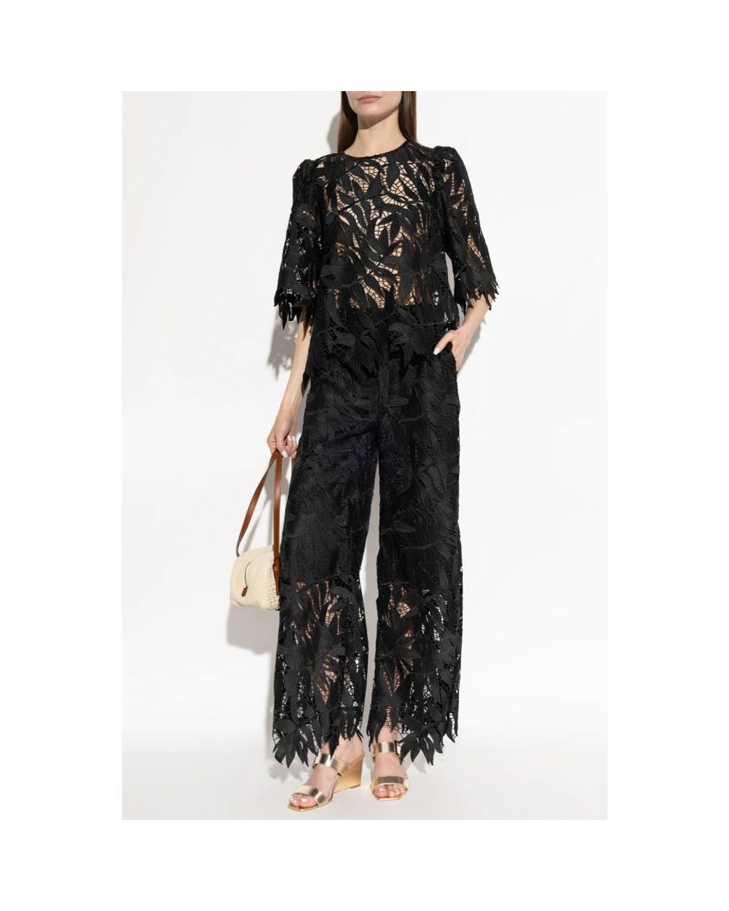 Blouses Munthe de color Black