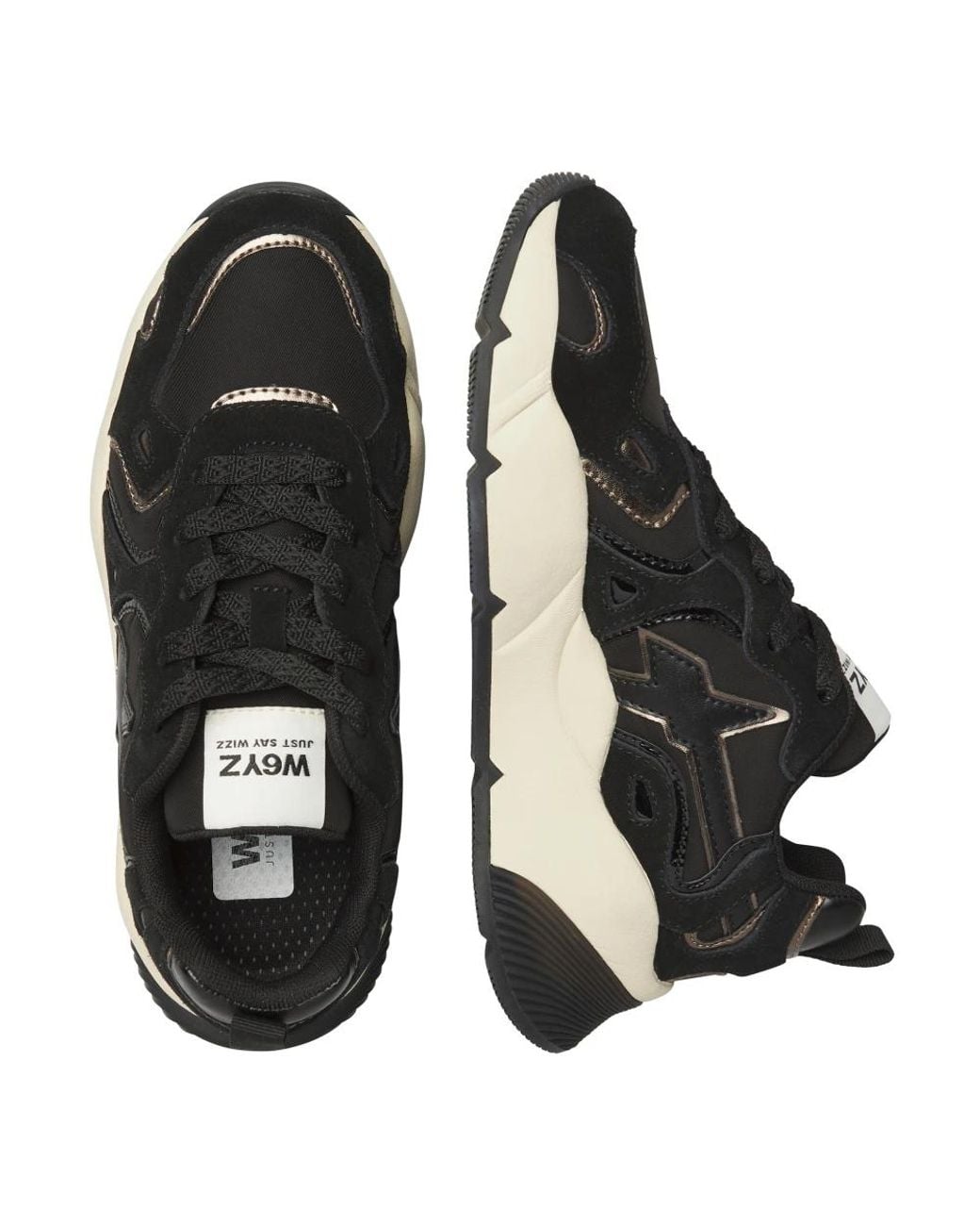 W6yz Black Sneakers