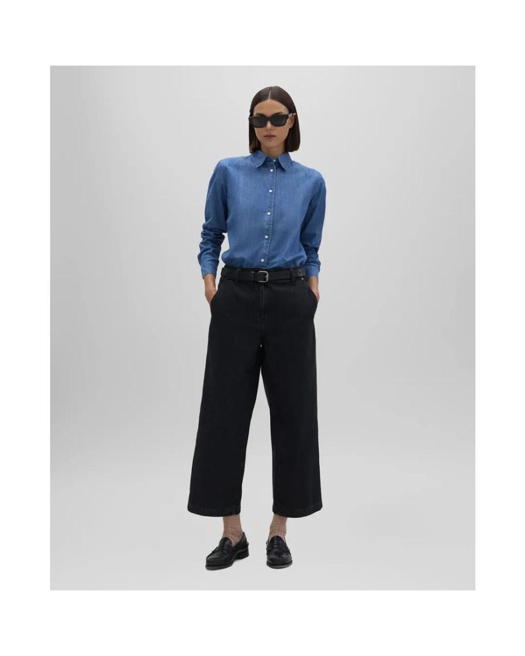 Denim Shirts Aspesi de color Blue