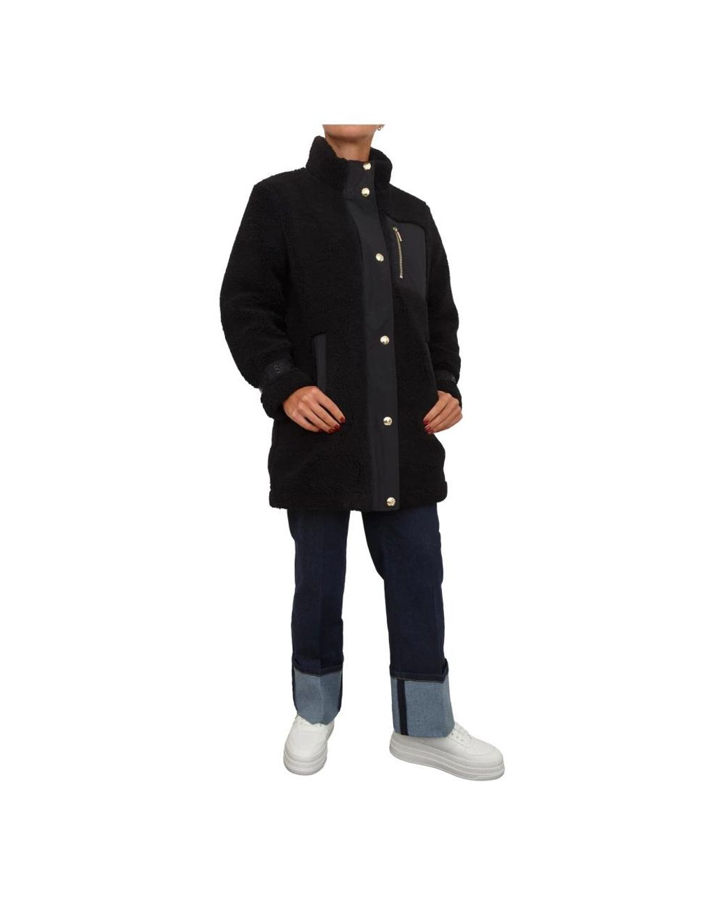 Liu Jo Black Single-Breasted Coats