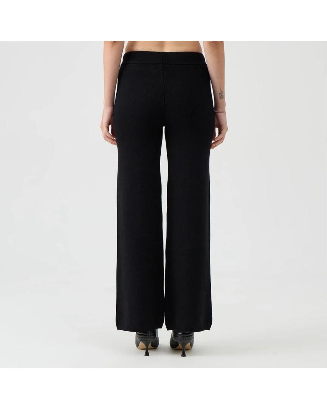 Ermanno Scervino Black Wide Trousers