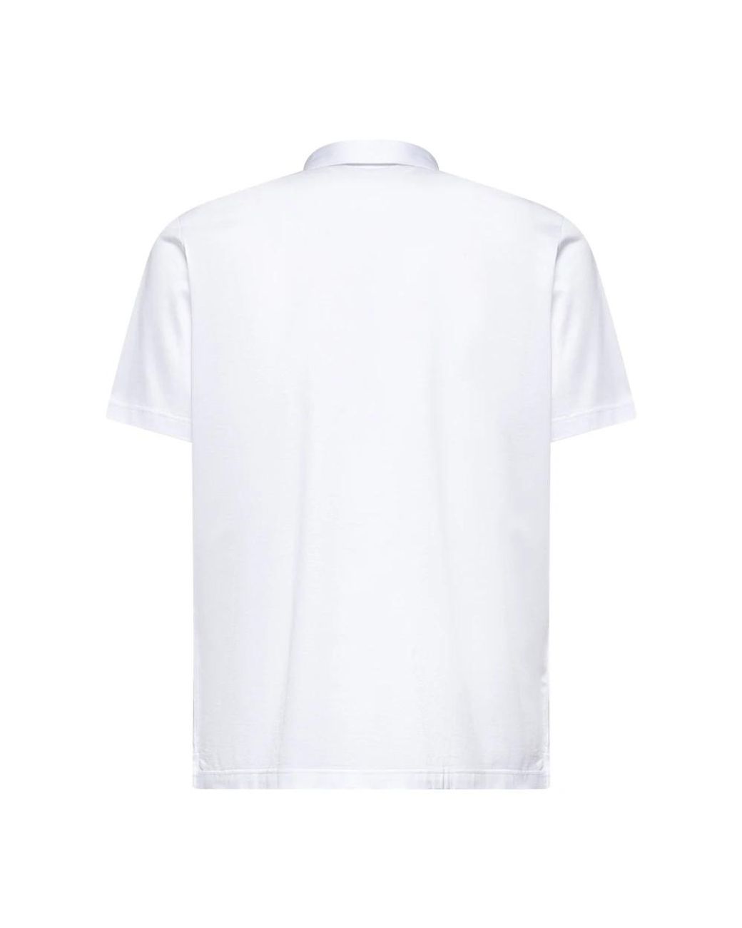 D4.0 White Polo Shirts for men