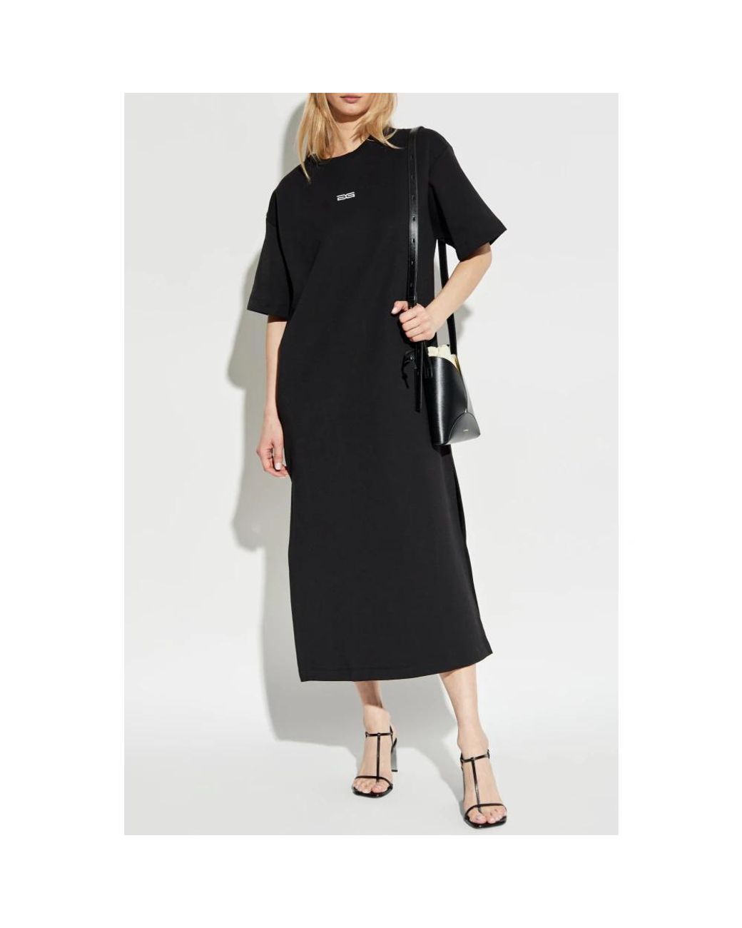 Midi Dresses Gestuz de color Black