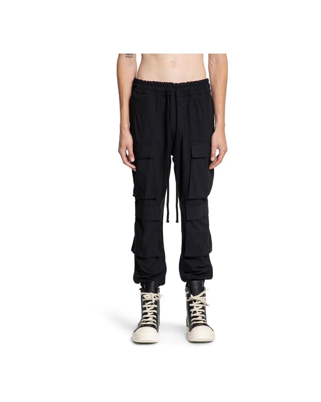 Thom Krom Black Sweatpants for men