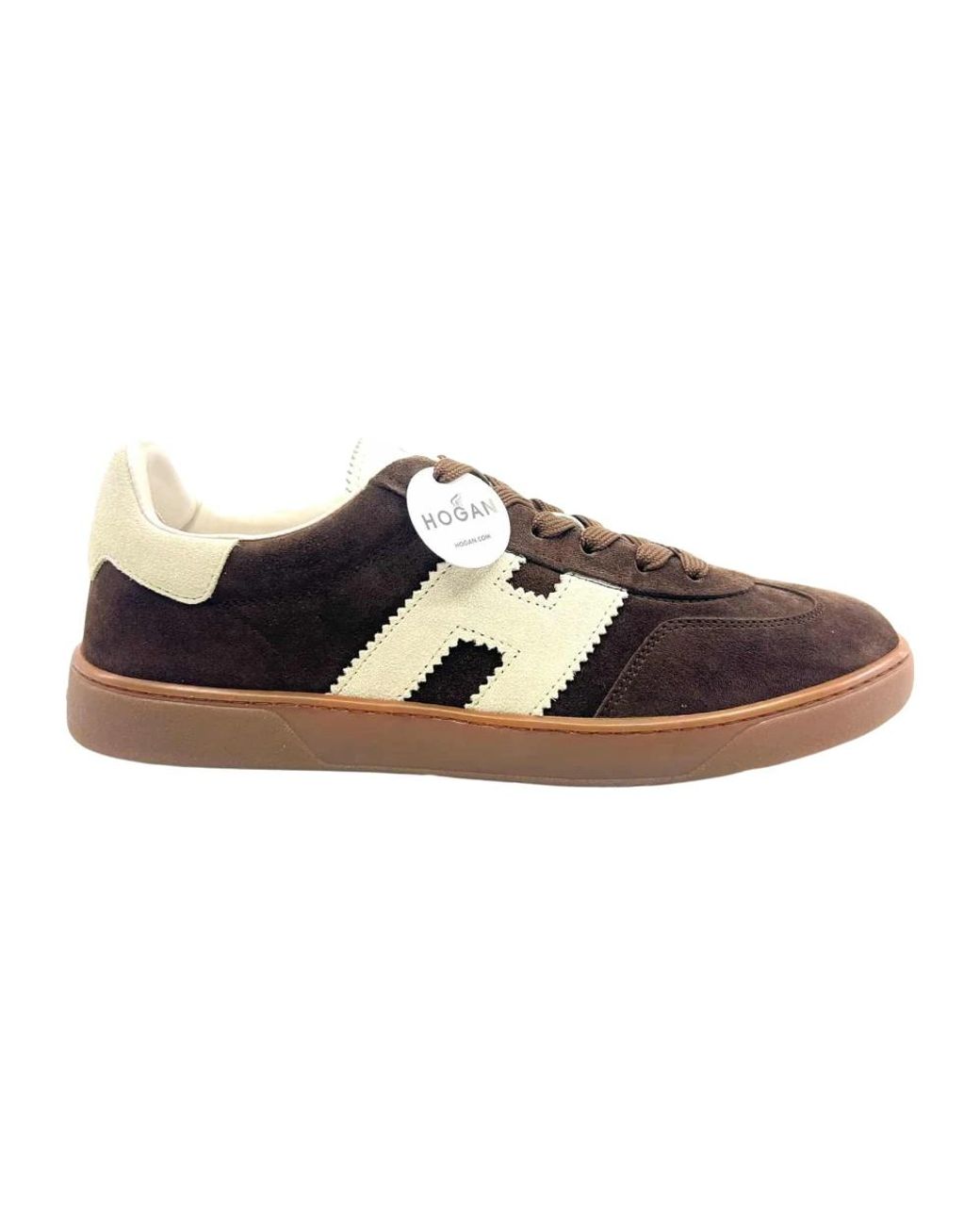 Hogan Schoenen ,Bruin ,H6470 Sneakers in het Brown voor heren