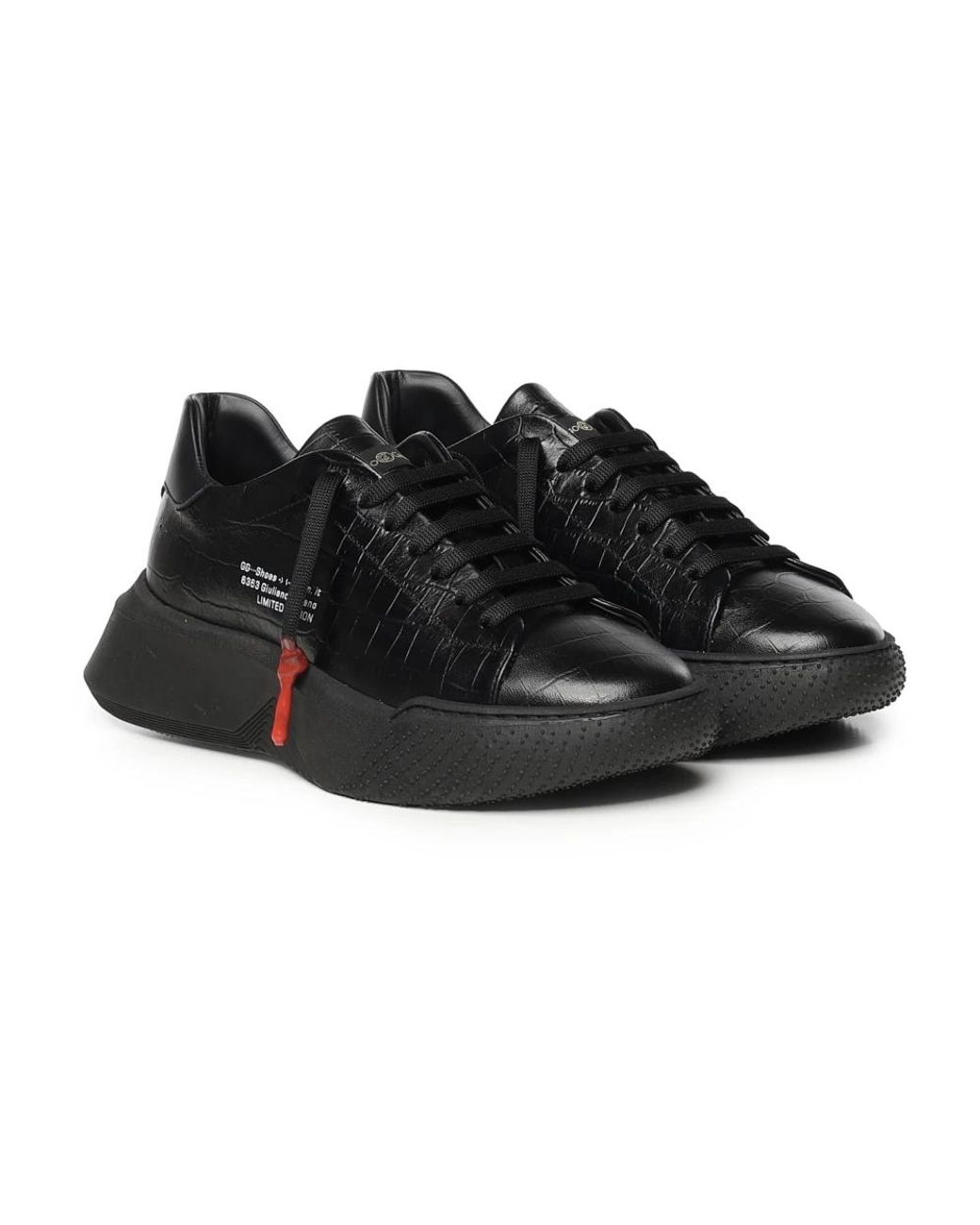 Giuliano Galiano Black Sneakers for men